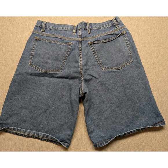 Vintage 90's Big Mac Workwear Denim Jean Shorts Jorts Y2K Mens 36X8 Baggy - Picture 9 of 10